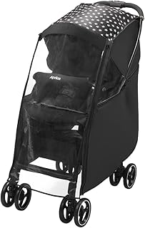 Aprica(アップリカ) ベビーカー用レインカバー 雨の日に色が変わるマルチレインカバー ラクーナ、ルンルン、カルーンエアー対応 (ホワイト) 2036996