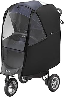Aprica(アップリカ) ベビーカー用レインカバー スムーヴ レインカバープラス スムーヴ、イージーバギー対応 (ブラック) 99955