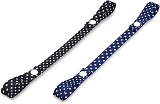 ダイヤ (Daiya) ベビーカー用 おもちゃストラップ ドット&スター ブラック ネイビー オーボール 落下防止 チャイルドシート 030179
