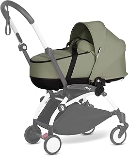 Stokke(ストッケ) YOYO ヨーヨーバシネット オリーブ ベビーカー小物 ベビーカーシート クッション幼児 0~6ヶ月 UVカット アクセサリー 折りたたみ 通気性 軽量 収納 インナーポケット