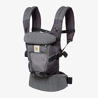 Ergobaby(エルゴベビー) ERGO Baby 抱っこひも おんぶ可 日本正規品保証付 3Dエアーメッシュ (洗濯機で洗える) 軽量 ベビーキャリア アダプト クールエア ADAPT クラシックウィーブ 1か月~ CREGBCPEAPWEAVE 1個 (x 1)